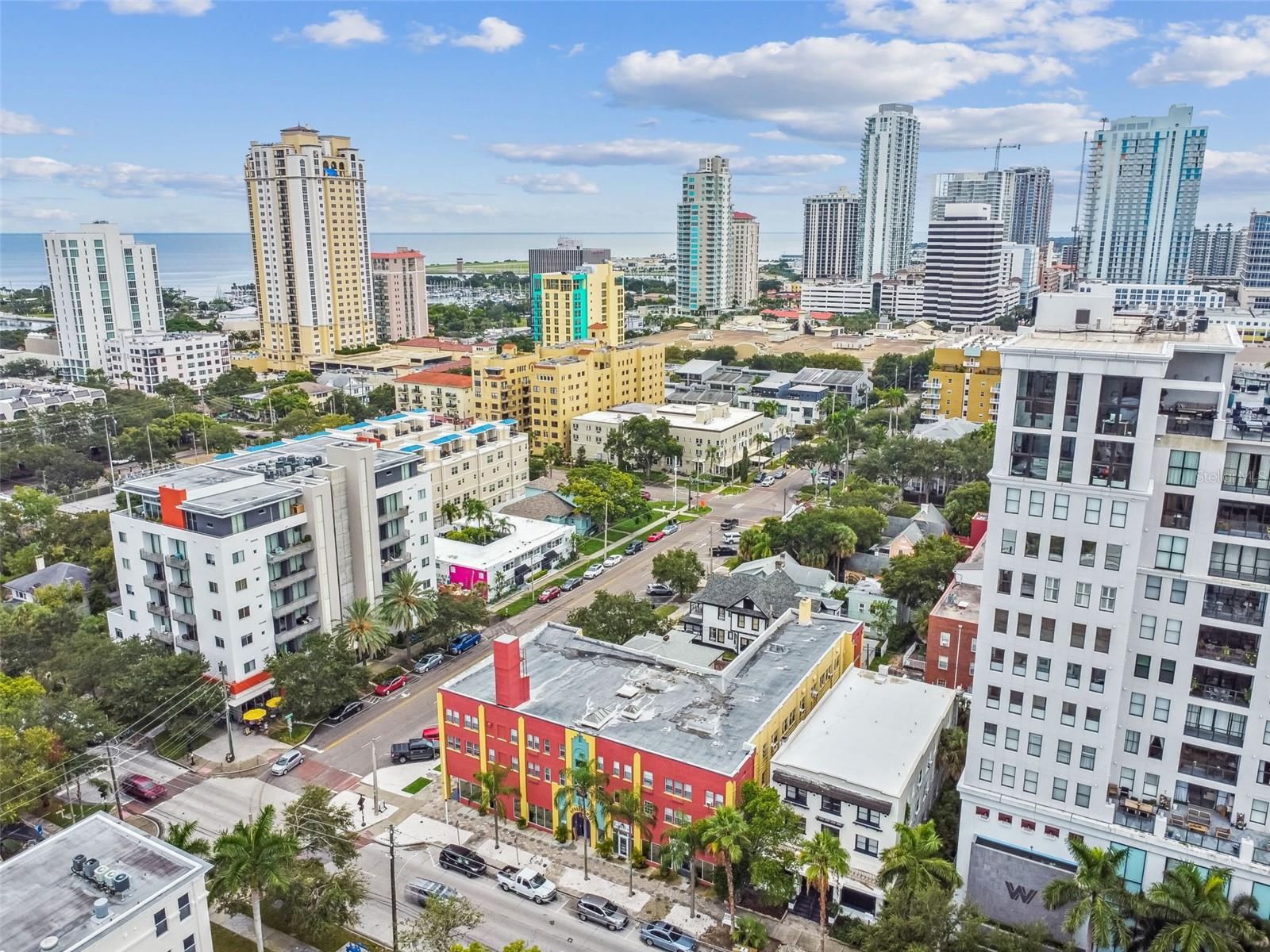 Prime WORK-LIVE space in Downtown St Petersburg! Beautifully remodeled, and located in an ideal location downtown with both high foot-traffic at the front door and high-vehicle traffic around the corner, this unit provides an excellent opportunity. Just blocks from both Central Ave and Beach Drive, this 2 story unit benefits from DC-2 zoning, allowing a wide variety of uses. The ground floor features an open floor plan with large kitchen area and half-bath with laundry, while the second floor can be utilized as additional work space or as a beautiful living area with a large 1 bedroom master suite with spacious master bathroom and walk-in shower - truly luxury living in the walkable heart of St Pete! With excellent natural lighting throughout this space is perfect for working and living - a rare find in our booming town and a great set-up for starting a new venture or adding a new location to an existing business. Take a look today to see what new opportunities lie ahead in downtown St Pete!