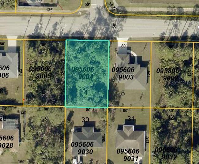 ***PUBLIC WATER & SEWER*** This 80' x 120' lot features public water and sewer, a rarity in North Port. The lot is also designated in Flood Zone "X". The seller also has the lot adjacent available for purchase if space and extra privacy are on your list of needs. With close proximity to schools, shopping, restaurants, and more, you'll quickly settle into your new neighborhood. Welcome Home!