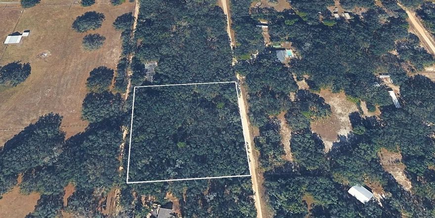 Beautiful 2.51 Acre homes site located in the secluded Dunnellon Mini Farms areas. Farm animal’s allowed & Mobile homes allowed on the beautiful parcel. Access to the parcel can come two sides (N Himalayas Pt & N Pyrenees Pt). Cash purchase only. Buyer pays all closing costs.