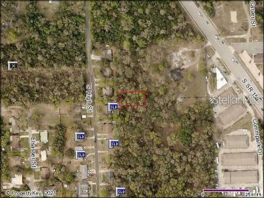 Residential vacant land in Deland. GREAT INVESTMENT LAND FOR THE FUTURE!!, near Minutes away from Historic Deland Downtown. Located between Orlando and Daytona Beach. The lot is located behind the houses located at 1565 S High St. 1555 S High St. The lot HAS NO ACCESS at this time. BUYER OR BUYER'S AGENT to verify all information about the property, all information is intended to be accurate.