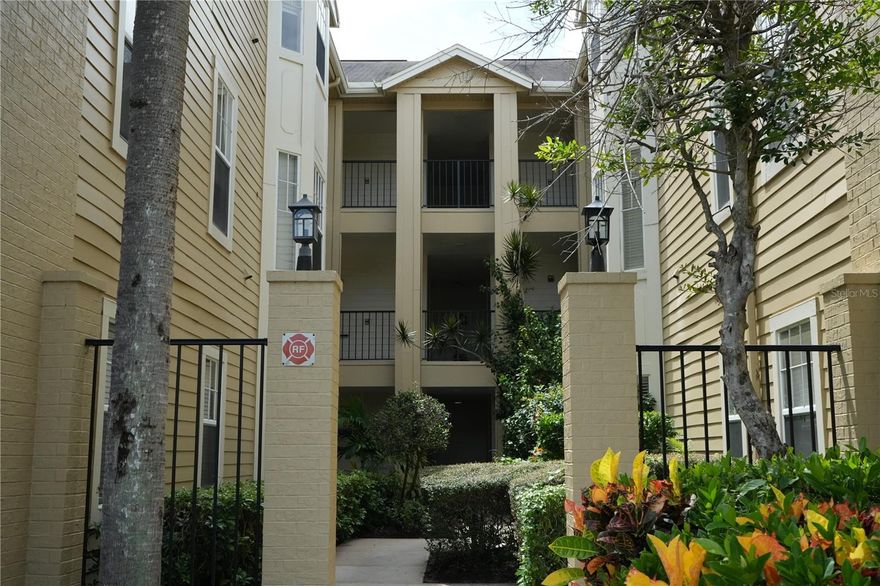 Generously sized and beautifully updated three-bedroom two bath condominium tucked away in the lovely community of Residences at Sabal Point.  This corner home includes just under 1600 square feet of well-planned space and thoughtful finishes.  Premium vinyl plank flooring in the living, dining, primary bedroom, and first guest bedroom provide a clean and cohesive look while the granite counters in the kitchen and bathrooms add a luxurious vibe.  Everyone can stay connected with this open floor plan that offers a well-equipped kitchen with plenty of prep space and a breakfast nook.  The oversized Primary Suite has not one but two California Closets and an amazing Ensuite bathroom with double vanity and refreshed walk-in shower.  The laundry room offers a newer washer and dryer and additional storage space.  Be inspired by views of the green space in the fully screened and custom floored lanai or take advantage of the fitness center and sparkling pool!   Enjoy low maintenance living and a convenient location close to excellent dining and shopping and less than an hour to beaches and theme parks!