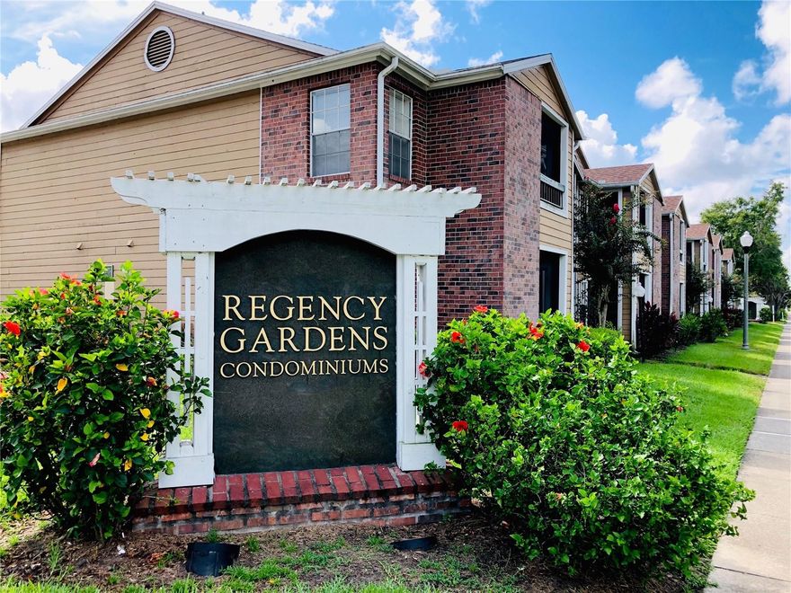 This beautiful condominium located in the Regency Gardens Condominium community. This is a 1 BED / 1 BATH located on an entry level (1st floor). Enjoy the hardwood-style vinyl flooring throughout, washer and dryer included, and screened in patio. Conveniently located minutes from Interstate 528 and the International Airport (MCO). Lots of amenities including community swimming pools, sandy beach volleyball court and a fully equipped fitness & cardio center. Utilities included: Water, Sewer and Trash. Hurry, this will go fast!

*APPLICATIONS WILL ONLY BE PROCESSED IF YOU HAVE VIEWED THE INSIDE OF THE HOME, SUBMITTED ALL APPLICATIONS AND DROPPED OFF A HOLDING DEPOSIT

Application Fee Per Adult (18 & Older)
Additional HOA application $75 per person
First full month due at move-in
Holding Deposit is equal to one month's rent (transfers to Security Deposit once approved)
A/C Filter Service is $15/month (Mandatory)
Renter's Insurance or Liability Insurance is required
Admin Fee of $275 is due at move-in
One-time Pet Fee $300 - $550 per pet