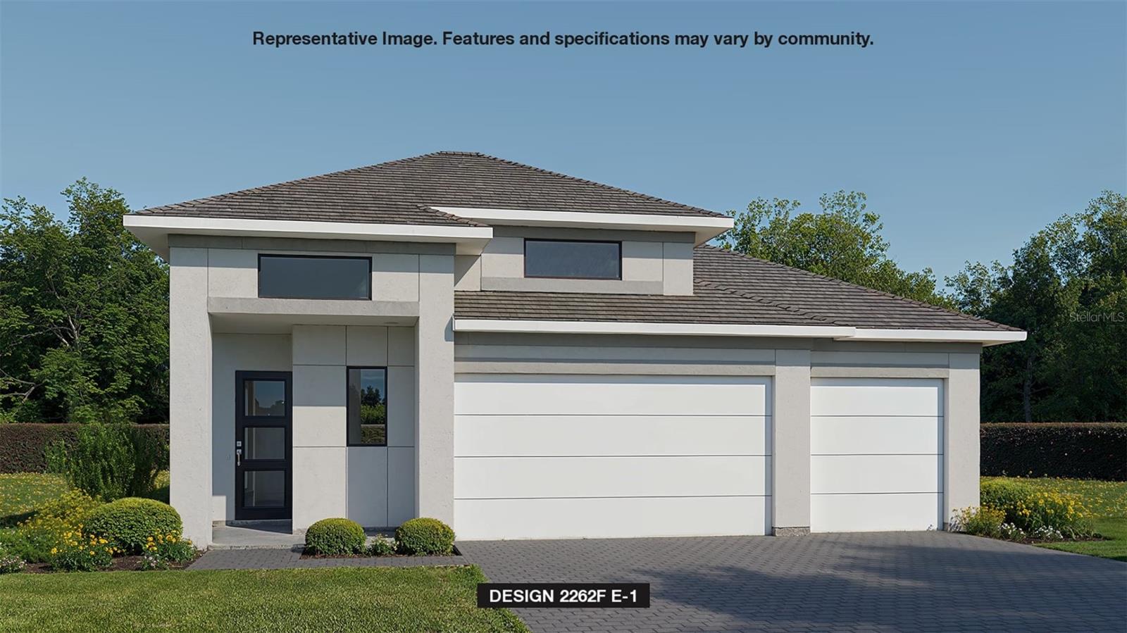 Under Construction. The side entryway off the front porch is lined with windows to let in ample natural light. The kitchen greets you with an island with built-in seating and a corner walk-in pantry. The dining area sets the space for the open concept family room that is embraced by a wall of windows. The backyard features an extended covered lanai. The primary bedroom is at the rear of the home and has three large windows overlooking the backyard. Double doors open into the primary bathroom which has dual vanities, garden tub, glass enclosed shower, and two walk-in closets. Three secondary bedrooms each with walk-in closets and two full bathrooms complete the space. The laundry room and drop zone are off the three-car garage.