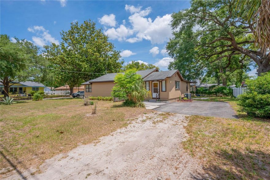 Located in the heart of Seminole Heights, this duplex offers a rare combination of income potential, central location, and oversized lot flexibility. Situated on a large 10,010 sq. ft. lot with excellent access to I-275, Downtown Tampa, Ybor City, Armature Works, the Riverwalk, and some of Tampa’s best local dining and entertainment, this property is well positioned for both long-term rental demand and future possibilities. The property includes one 2 bedroom / 1 bath unit and one 1 bedroom / 1 bath unit, with washer and dryer hookups for both units. Recent improvements include a 2021 main roof, 2025 termite tenting, and new exterior paint in 2025. The lot may have potential to be split or further improved, but buyer must complete all due diligence regarding zoning, lot split potential, permitting, and future use. A strong opportunity in a highly sought-after central Tampa location.  Be sure to view both interior 3D Tour Links.