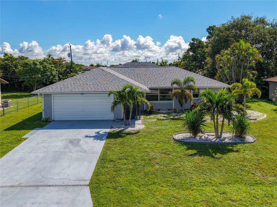 Welcome to Your Cape Coral Retreat!

 - Discover Florida living at its best in this inviting 3 bedroom, 2 bathroom pool home located in Cape Coral. You will appreciate the charm, functionality, and lifestyle this home offers. Inside you will find bright, open living spaces with tile floors throughout, creating a seamless flow and easy upkeep. The kitchen provides ample counter space and cabinetry, perfect for everyday living or entertaining guests. A split-bedroom floor plan offers privacy, with the primary suite featuring its own bath and pool views.

The highlight of this home is the screened pool area, where you can relax, entertain, and soak up the Florida sunshine year-round. The two-car garage provides convenience and plenty of storage for vehicles, tools, or toys.

Located near shopping, dining, parks, and Cape Coral’s waterways, this home is just minutes from everything you need while offering the comfort of a quiet residential setting. Whether you’re looking for your full-time residence, a seasonal getaway, or an investment, this home is wonderful. You will Love: 3 Bedrooms | 2 Bathrooms - Screened private pool - Tile flooring throughout - Spacious 2-car garage - Bright, open layout - Convenient Cape Coral location - Do not miss this opportunity to enjoy a lifestyle of comfort, and convenience.