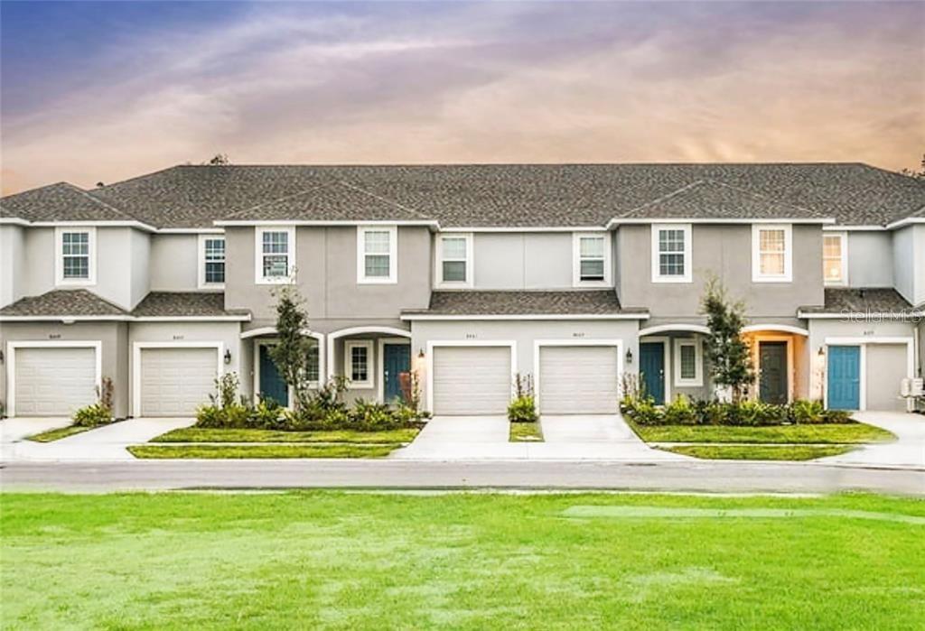 This newly Taylor Morrison townhome is available tor rent . This 1373 square foot beautiful townhome has 3 bedrooms, 2.5 bathrooms and a 1-car garage, located in the Skye Ranch Community. We are open to short term or a long term lease. As you enter in the ( Jasmine Model ) home from the front porch and directly into the spacious gathering room and the open-concept kitchen with quartz counters large central meeting area with its glass subway tile back splash. Large pantry lots of storage in this unit . .. On the first-floor level, a 1-car garage and a half bath are present for added convenience. Upstairs, you can explore the 2 secondary bedrooms sharing a full bath and a large Main Suite with an oversized walk-in closet and a double-sink vanity. Upstairs you will find a separate laundry room for your convenience next to the main bedroom, a linen closet, and more! Located walking distance from a beautiful tranquil pool. The amenities are located across the street and include a sparkling pool and picnic tables and BBQ area. One month security deposit required. Available September 1st. Pets are allowed with approval.