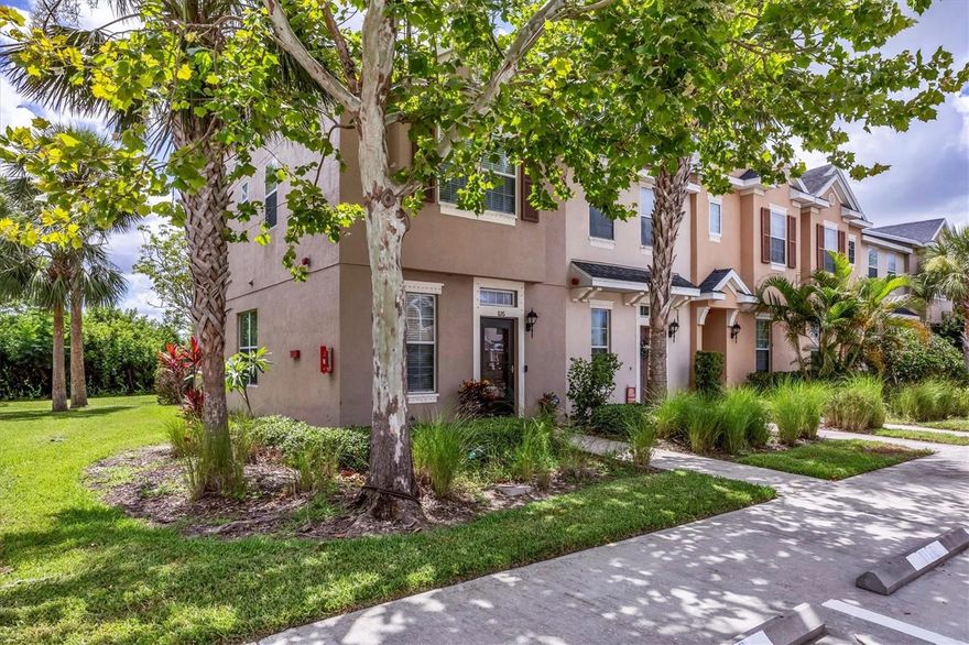 Location, location! Ten minutes from downtown Sarasota, you will love the convenience this prime location offers. This lovely townhome is available for lease, the lower level offers an updated kitchen with solid wood cabinets and stainless appliances, updated light fixtures, a half bath for convenience, under-stair storage and a screened lanai, they even left the grill for you. Up the stairs, you will find two good-sized bedrooms, both en suite, with new carpet throughout and a full-size washer and dryer. This gated community also offers a heated pool and spa.