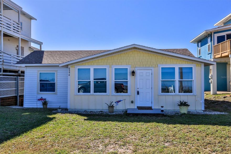 This charming residential beach front home has been lovingly renovated by a custom builder and used as his vacation home for the last 5 years. Near the National Seashore and JB's fish Camp. This area has many upscale homes and breathtaking views on the ocean and "drive free" beach. There just are not many opportunities like this. ;Water: City