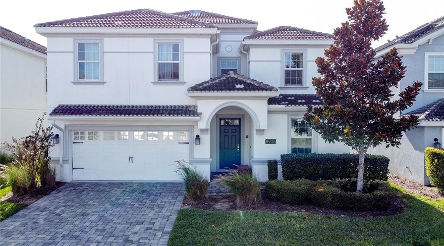 This elegantly designed, fully furnished 8-bedroom resort home is the ideal blend of high-performing short-term rental and memorable family vacation retreat. Set on a desirable corner lot with no close rear neighbors, it offers an added sense of privacy that guests love, while still keeping you moments from Central Florida’s major roads, world-famous theme parks, shopping and dining. Inside, you’ll find a beautifully decorated and thoughtfully themed interior, created to delight vacationers of all ages and help maximize booking appeal. The home features 5 bathrooms, a modern kitchen, a convenient primary suite on the first floor, and a screened-in lanai with a sparkling pool & spa for relaxing after long park days. Large windows, upscale tile and high-end finishes throughout give the home a fresh, contemporary feel, while the well-designed garage games room adds a fantastic entertainment hub for guests. Fully turnkey and resort-ready, this property is a standout opportunity for investors seeking strong rental potential or families wanting a spacious Florida escape they can also rent out when not in use.

Located in The Retreat at Champions Gate Resort, guests can take advantage of exclusive access to luxurious amenities like a resort-style pool with water slides and cabanas, lazy river, tiki bar, fitness center, movie theater, game room, playground, volleyball courts, clay tennis courts with tennis clubhouse, and a nearby public 18-hole golf course. The close proximity to ChampionsGate’s golf courses and dining establishments ensures guests have everything they need for a lavish and memorable stay. Whether you’re looking to diversify your investment portfolio with a lucrative vacation rental or seeking a luxurious second home that helps pay for itself, this themed property in Champions Gate presents a rare opportunity to own a piece of resort-style paradise in the heart of Central Florida.