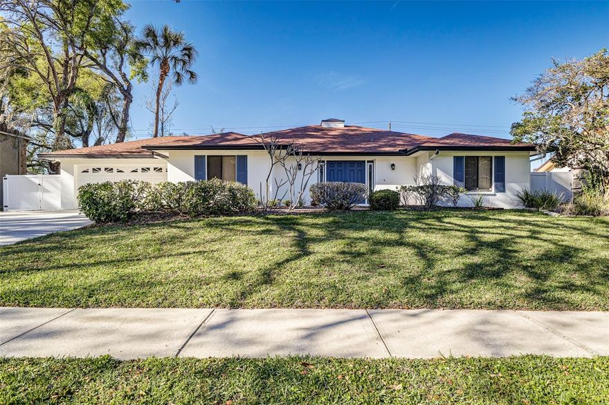 Located in Theresa Arbor with easy access to USF and only 20 min to Downtown Tampa. This pool home has a perfect layout with a great room in the center, primary bedroom and bedroom 2 on one side of the home and bedroom 3 on the opposite side of the home. All 3 bedrooms have ensuite bathrooms. Features of this lovely home include: New Roof 2025, New Pool Screen Enclosure 2025, New Interior and Exterior Paint 2025, New Dishwasher and Microwave 2025, New Garage Door Opener 2021, New Pool Pump 2021, New Refrigerator 2021, Renovated Bathroom 2 in 2020. Fabulous views of the pool and patio from most of the living areas and primary bedroom. Enjoy entertaining and Florida living by your private pool and lanai. Drive up to your 2 car garage and park your recreation toys inside your double gated fenced in yard. The TT Recreation Center and TT Golf and Social Club both have optional memberships and are nearby.