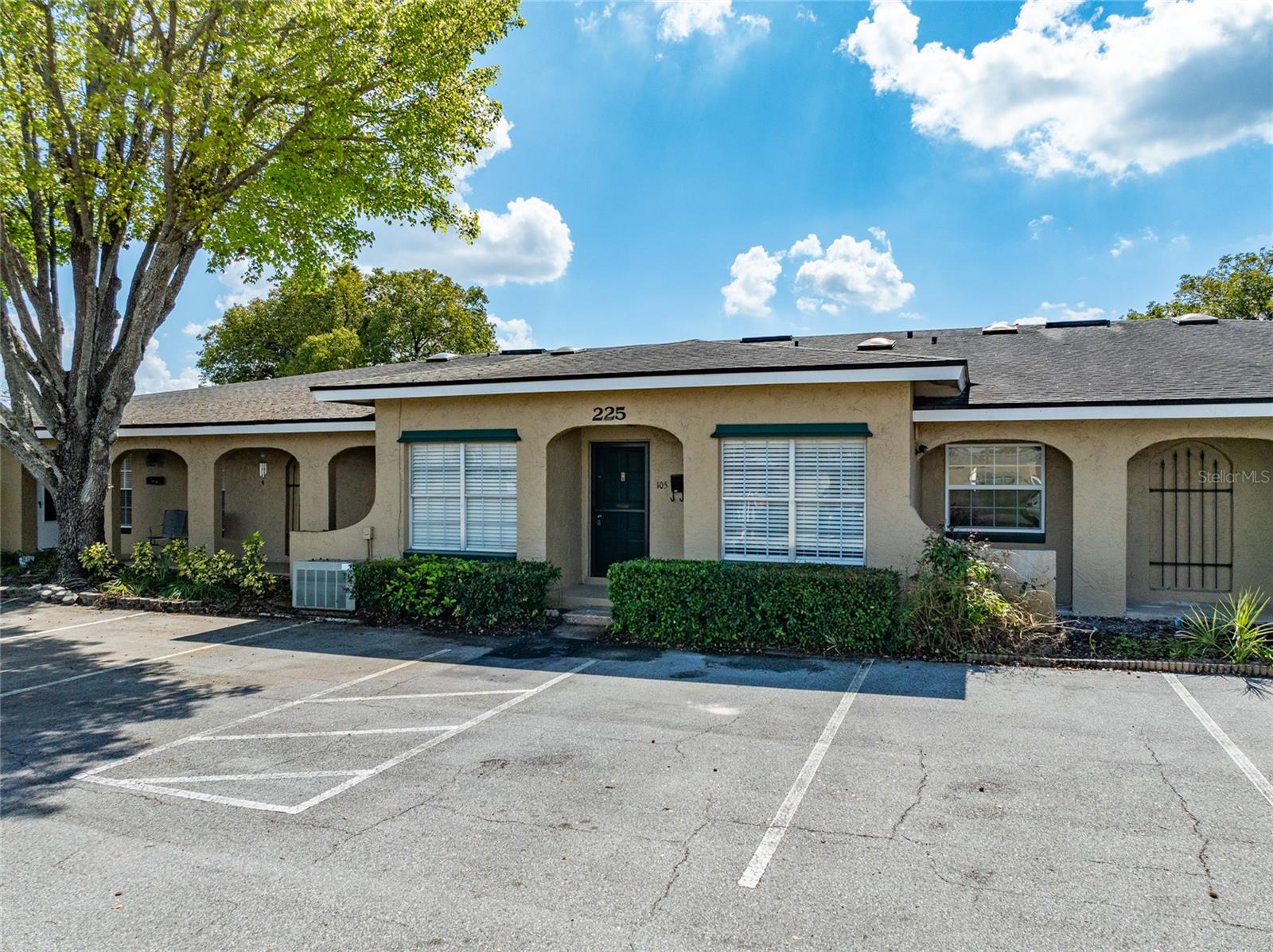 Newly renovated condominium unit featuring spacious one-bedroom / one-bathroom floorplan in the sought after Summit Village community. Located just off Semoran Blvd (436), the main North-South Orlando thoroughfare to Full Sail, UCF, and East Orlando, the unit just underwent a substantial renovation including new stainless steel appliances, vinyl plank flooring, bright interior paint, bathroom upgrades and vanity, modern light fixtures, and window coverings. As you step into the unit you will see the oversized living/dining room that connects with the kitchen and in-unit laundry room with full-sized washer and dryer. The unit also features ample closet space throughout with a large built-in closet in the bedroom. Summit Village comprises all ground-floor units with owner parking available in front of the condominium unit. The community amenities include a large clubhouse, three pools, and tennis courts. Summit Village is centrally located near a large array of grocery and retail stores including Publix, Walmart, Wawa, gyms, and restaurants. The community maintains a low percentage of renters and the unit may be eligible for financing by the buyer.