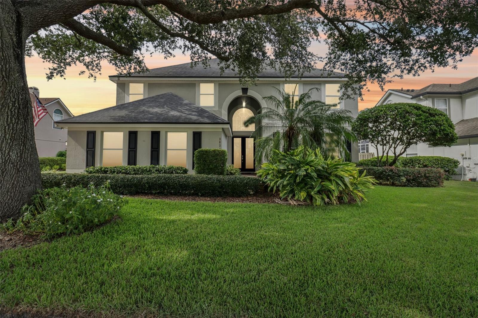 Welcome to this stunning 5-bedroom, 3-bath pool home located in one of the area’s most desirable neighborhoods with top-rated schools. From the moment you walk in, you’ll feel the thoughtful design and abundant natural light throughout.
The main floor features a full bedroom and bathroom—perfect for guests or multi-generational living—as well as a formal living and dining room. The expansive kitchen is an entertainer’s dream, flowing seamlessly into the family room for easy gatherings.
Step outside to your very own oasis—a beautifully manicured yard with a sparkling pool, covered lanai, and plenty of space to relax or entertain.
Upstairs, the primary suite is a true retreat, complete with a large sitting area, double-door entry, and an oversized spa-style bathroom with generous walk-in closets. The additional bedrooms are spacious and inviting, plus there’s a versatile bonus room perfect for game nights, movie marathons, or a home gym.
All of this within a gated community offering tennis courts, a playground, and peace of mind.
This home truly has it all—space, style, and location!