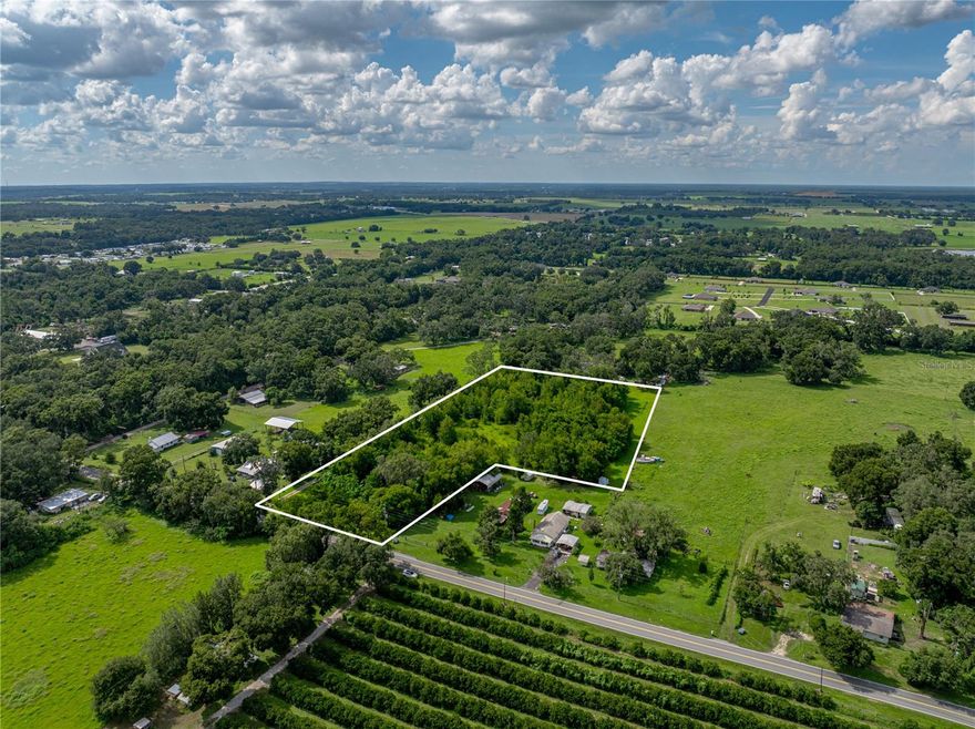 Country living starts here! This 5.56-acre property offers the perfect blend of space, privacy, and convenience. Located in a peaceful rural setting, this land comes fully equipped with well, septic, and electric already in place – saving you time and money. County impact fees are already paid thanks to an existing small dwelling on the property – ideal for temporary use or conversion. With gently rolling terrain there is room to grow, it's perfect for your dream home, mobile/manufactured setup, hobby farm, or a weekend retreat. The property is easily accessible and just minutes away from 301 & I-75, downtown Zephyrhills, Dade City and more!
