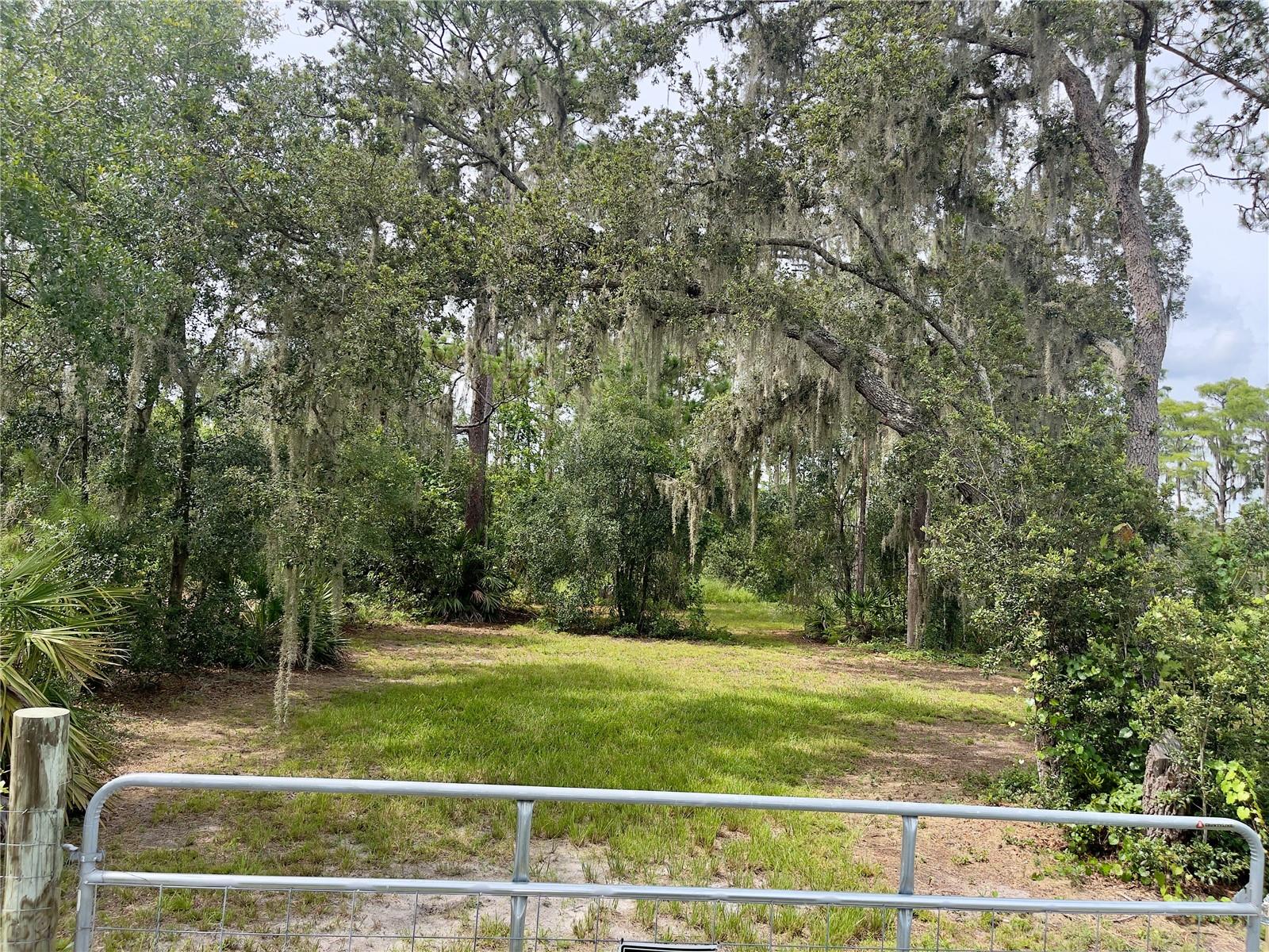 ** Paradise on the Chain of Lakes – Make Your Offer Today!** Pretty Lake is a Private Lake. ** Boating, fishing, skiing and the wildlife, so Old Florida. **
Create your ultimate retreat here, situated at the end of a secluded road and offering unparalleled privacy. There is a dock that extends out into the lake, perfect for docking your boat or enjoying evenings of peace and serenity. If you take a look at this property, you will see how magnificent it truly is. There is a fence surrounding the sides and front; this property is ready to bring your vision to life. The owner has skillfully maintained the land, keeping underbrush at bay for easy exploration of this truly unique oasis. Platted as 10 Acres, however, the uplands are stated by the county property appraiser, as shown in the pictures, with just under a half acre available for building. Walking it seems like there are more uplands. The only way to verify how many acres are high & dry would be a wetland delineation survey, which determines the boundaries and extent of wetlands on a property. This lot is one of a kind. Call for more information.
Conveniently located off Highway 33 S, follow Glenwood and turn onto Adonijah to find the gate at the end. This picturesque setting is ideal for anyone seeking a tranquil lifestyle. You have the option to install a mobile home or build your custom dream home—from a charming single-story to an enchanting two-story retreat with stunning lake views. Plus, with no time constraints to build and no HOA, you can take your time to create the perfect sanctuary. The picturesque back neighbor, Pretty Lake, complements this beautiful, untouched slice of Florida.