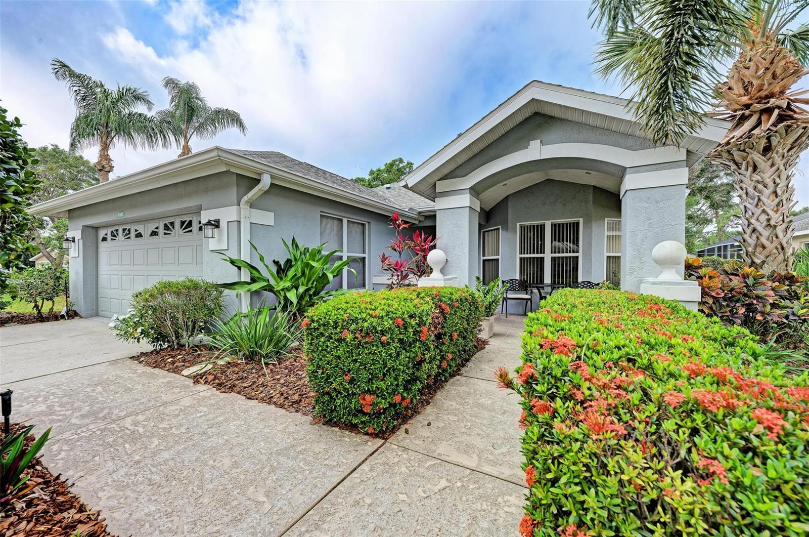 NEXT AVAILABLE MID MAY 2025! A SMALL DOG IS OK IN THIS FANTASTIC TURNKEY FURNISHED SINGLE FAMILY HOME WITH A 2 CAR GARAGE! Drive down a winding oak tree canopied road to this hidden gem! This designer three bedroom single family home in Palm Aire Golf and Country Club is turnkey furnished as 2 bedrooms and a den / office with pullout sofa. The oversized master bath has soaking tub, dual sinks, separate shower and a huge walk in closet with custom built ins. The second bedroom is tucked down a hall for privacy and features a custom closet and bright sunny bathroom as well. Most of the furnishing and décor are new. The grill is for guest use and the sunroom can be opened up as a screen room to enjoy the breeze. You will not need to bring anything but your suitcase! The gorgeously styled retreat features everything you need to settle into the Florida lifestyle: beautiful furnishings and fabulously outfitted. It's bright and sunny with the bonus of a tranquil sun room overlooking the lake. Just wander down the street to enjoy the community pool and gathering room. Palm Aire offers a great place for walking and biking or join the Country Club for golf, tennis, pickle ball, swimming, fitness and / or social memberships. Seasonal memberships are available, but not required for this rental. The location is enviable, just a few minutes across the golf course to the clubhouse and yet right in the heart of the University Corridor with numerous shopping, dining and entertainment choices. Easy access to the beaches and downtown as well! Applicants will be required to apply for HOA approval. One small dog allowed. AVAILABLE MAY 15, 2025 THROUGH THE END OF 2025. OWNER MAY HAVE SOME FLEXIBILITY ON DATES!