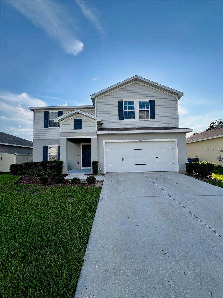 Modern single-family home for rent in the peaceful community of Southern Xing in Davenport. Built in 2021 and located in a cul-de-sac with no rear neighbors, this property offers 2,232 heated sqft with 4 bedrooms and 2.5 bathrooms. The spacious floor plan features abundant natural light, a modern kitchen with granite countertops, and stainless steel appliances. The home includes a refrigerator, microwave, stove, dishwasher, washer, and dryer. Conveniently located near major shopping centers, restaurants, and highways, including Posner Park, Publix, Walmart, I-4, and US-27. The HOA is low, and the home is in excellent condition. Income and credit verification required. First month, last month, and security deposit required. 12-month lease minimum.