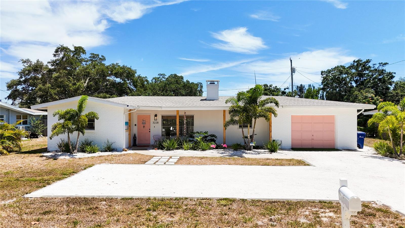 Rare Mid Century Modern Pool Home in Beloved Southgate Neighborhood! Successful Airbnb with Vaulted, Beamed Ceilings, Refinished
Terrazzo Floors, New Designer Bathrooms, Oversized Bed Rooms ,Kitchen with Custom Wood Cabinets with Quartz Counter tops, Wood Burning fireplace, Large open floor Plan, Family Room with Wood Accent Feature, Wall of impact Slider Looking on the to pool area! New Roof, Over Sized Salt Water Pool with Sun Shelf, Zero Scape Back Yard, With Mature Tropical Landscaping, Irrigation and Lighting. Large Screened Lani With seating and Game Area. Garage Used as Game Room, Beach Supplies and Laundry.Walking Distance To Restaurants, Shopping, Entertainment. Around the Corner From The Palms Golf Club at Forest Lakes and close to the Legacy Trial, Bike Path. Minutes to Siesta Key, Downtown, Saint Armands Circle and Lido Beach! Great Investment Opportunity With Future Bookings in Place! Optional HOA with ClubHouse, Community Pool on Phillippi Creek.