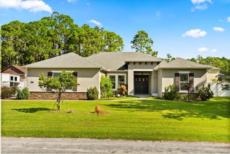 This stunning Energy Star–rated home combines modern elegance with thoughtful design and eco-friendly efficiency. Step inside and fall in love with the open floor plan, soaring 10’ ceilings, and the perfect blend of style and comfort. The chef’s kitchen is a true showstopper with granite countertops, 42” soft-close cabinets and drawers, a sleek tile backsplash, and Energy Star stainless steel appliances. Luxury continues throughout with floor-to-ceiling tile in every bathroom, crown molding, and wide luxury vinyl plank flooring that flows seamlessly from room to room. The spacious master suite features a dreamy walk-in closet, while every detail of this home—from Low-E insulated windows to LED lighting—was designed with energy efficiency in mind. Step outside and experience tranquility like never before. This property sits on an almost 1/2 acre lot!

Love the outdoors? You’ll be just minutes from a public boat ramp, perfect for weekend adventures, and conveniently close to SunRail for an easy commute.
