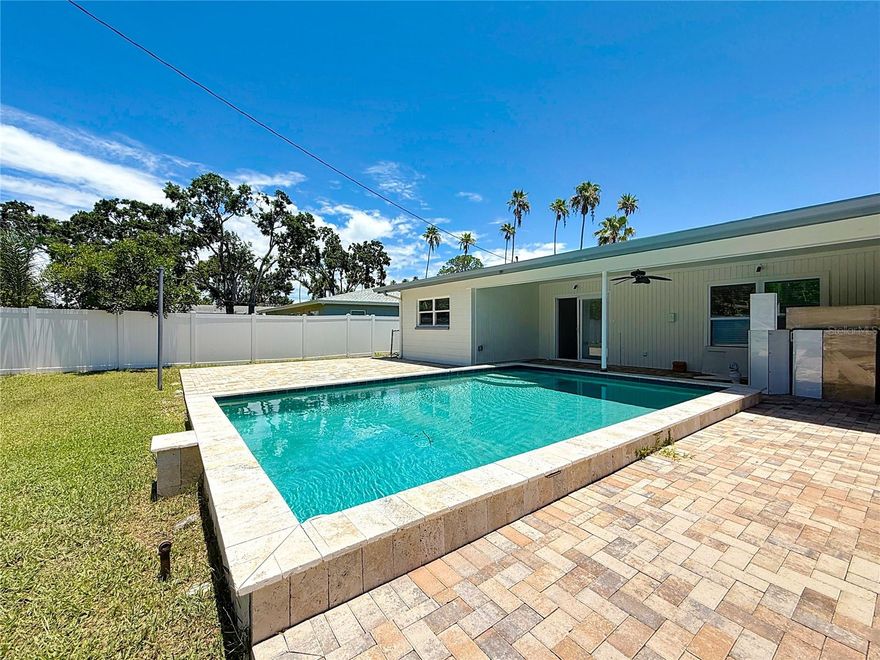 This beautifully renovated home is a true gem in the heart of Shore Acres, featuring a private pool, luxurious upgrades, and the comfort you’ve been searching for. Inside, enjoy a bright open layout with 24x48 porcelain tile, fresh paint, and a fully updated kitchen with new stainless steel appliances and elegant Kalakata quartz countertops. The private backyard with pool is perfect for relaxing or entertaining. With easy approval, no HOA, and all new appliances, this home offers peace of mind. Conveniently located near top schools, parks, the Shore Acres Rec Center, Downtown St. Pete, and the beaches. Don’t miss this incredible rental opportunity—schedule your private showing today!"Pool maintenance is included in the Rent"