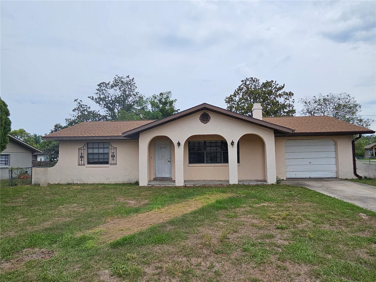 Available For Rent. this corner lot property features 3 Bedroom 2 bath and a single-car garage, located in the heart of Belleview, 1300 sq ft living total 1469 under roof, and a split bedroom floor plan. The living area, kitchen, and 2 guest bedrooms bedrooms have tile flooring, Primary bedroom has walk-in closet and bathroom and a tiled stalled shower. appliances: fridge, stove/oven, microwave oven, dishwasher, lso includes an outdoor screened lanai, fenced in back yard. washer and dryer hook ups are in the garage. House is currently being renovated, but is available for viewing. updated photos will be provided upon completion of repairs, paint, and cleaning. Schedule a showing today! All applicants over 18 that will be residing in the home must submit an application..Belleview utilities for the water, Duke Energy for electric.
we ask for first month's rent and security. NO PETS and NO SMOKING