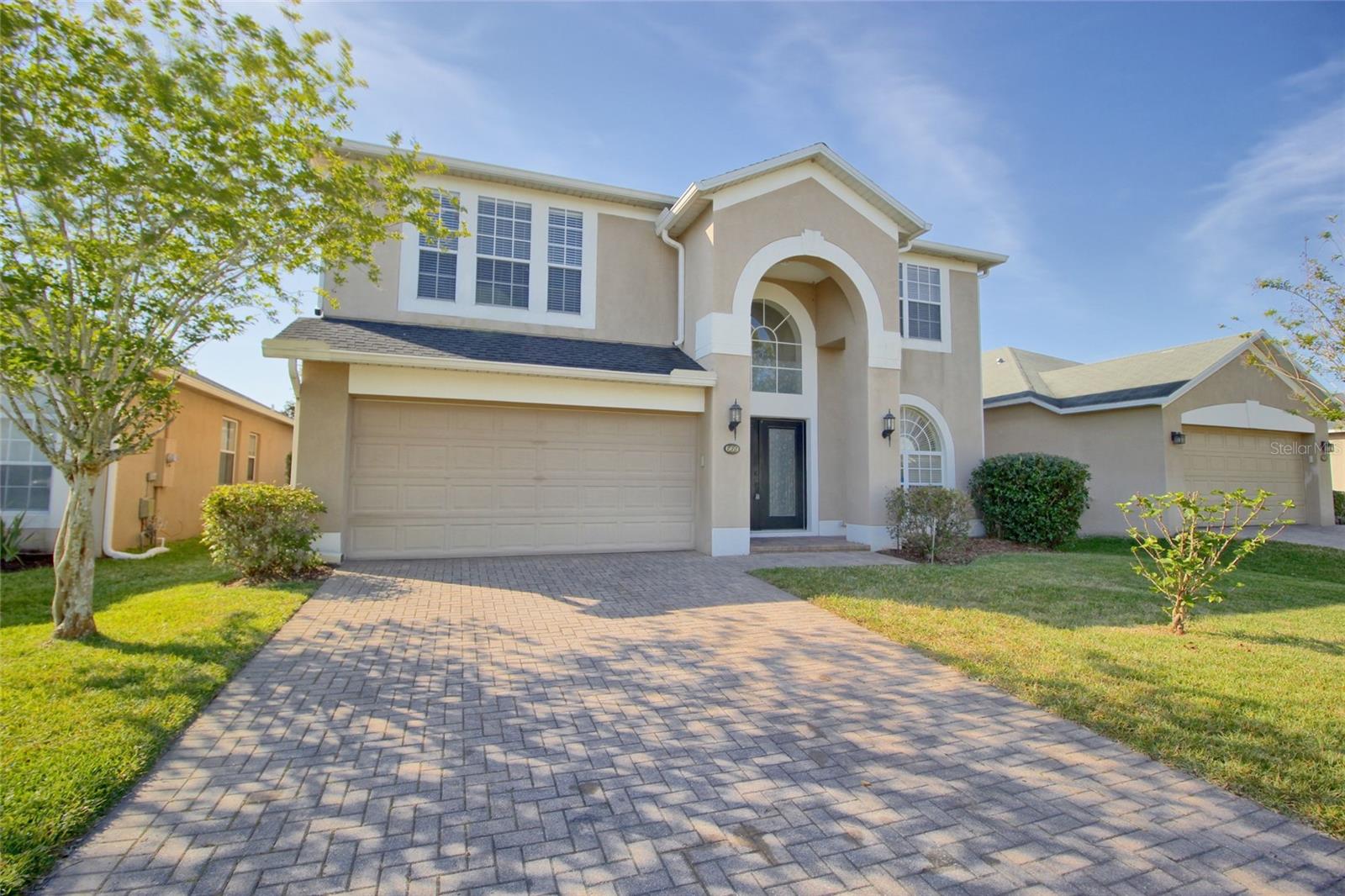 Welcome home to this beautiful move in ready two story house located in wonderful Regency Oaks . This 4 bed/ 2.5 bath home features a crystal clear blue pool and a large 2 car garage. Formal living room, dining room and laundry are all centrally located on the first floor. Laundry room comes complete with washer, dryer, sink and storage cabinet. Cook up delicious meals in this gorgeous dream kitchen that has large Cherrywood cabinets and includes stainless steel appliances with an island. Step right outside to your own private oasis with the screened in pool area where you can relax and enjoy the beautiful view of the pond and its lighted fountain at night. All four bedrooms and bonus area are carpeted and located on the second floor. The master bedroom is the perfect night time escape that offers his and hers walk-in closets and sinks. It also includes a separate shower and garden tub. Community amenities like pool, playground and tennis court are great for family time. Minutes away from major highways and only walking distance from local shopping centers.
**Lawn care and pool care are included in the rent price**
*please note that the pool heater does not work and will remain as-is*