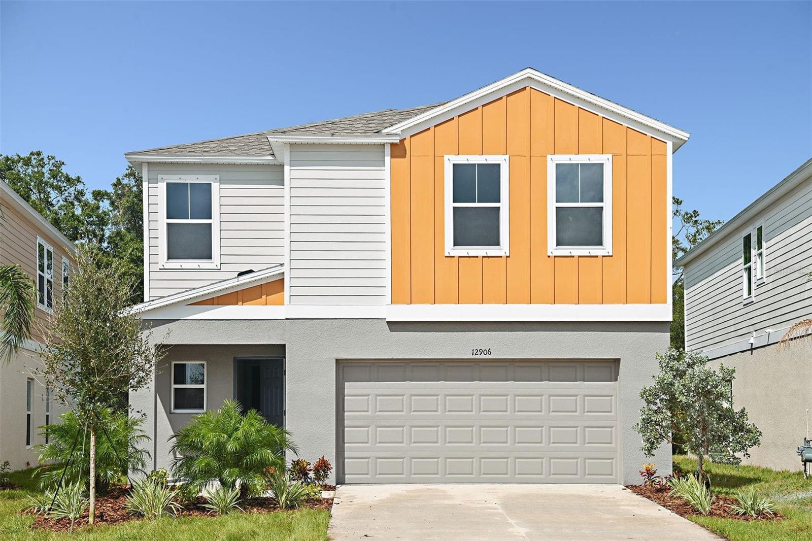 Under Construction. BELOW MARKET INTEREST RATES with use of Seller's Preferred Lender. The Turquesa is the ultimate family haven, a two-story home featuring 4 bedrooms, 2.5 bathrooms and a private 2-car garage. This home offers an open concept living space designed for both relaxation and entertainment. The half bathroom off the foyer ensures every guest feels at home while the extended foyer opens to the main living and dining area. Featuring luxury vinyl plank flooring and convenient indoor-outdoor living with a lanai through sliding glass doors, it’s a haven of comfort and style perfect for gatherings. The kitchen includes stunning quartz countertops and sleek stainless-steel appliances. Enjoy the spacious upstairs recreation room and the convenience of a laundry room just steps away from the bedrooms. Did we mention the brand-new washer and dryer? The owner's suite is a secluded retreat with oversized his-and-her walk-in closets, dual vanity and a walk-in shower. Completing this expansive home is the smart thermostat with voice control and professionally designed landscaping, this is truly the epitome of family-friendly luxury!
Perfectly tucked off US-27 and just minutes from I-4, with easy access via Holly Hill Road 3, you’re only 10 minutes from Posner Park and 20 from Lake Eva Community Park. At Wynnstone, you’ll experience a fresh take on laid-back living, with all the right perks just around the corner—including a pool, cabana, playground, and dog park.
Images shown are for illustrative purposes only and may differ from actual home. Completion date subject to change. Contact or make an appointment for more details on interest rates.