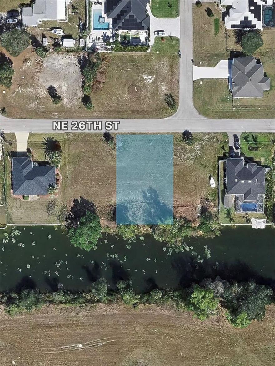 Build your dream home on this beautiful freshwater canal lot in one of the fastest growing areas of Cape Coral. This .23 acre homesite with southern rear exposure offers the perfect setting for yearround sunshine, outdoor living, and serene waterfront views, ideal for a future pool home or investment build.  
Located in a rapidly developing Northeast Cape neighborhood, this property is surrounded by new construction homes and ongoing residential growth, making it a smart buy for both builders and long term investors looking to capitalize on the area’s upward trajectory.
Enjoy convenient access to everyday essentials, including nearby shopping and dining at Publix Super Market (9 minute drive), along with schools, parks, and major roadways connecting you to Fort Myers and beyond. The area continues to see expansion in infrastructure and retail, further enhancing property values and desirability.
With no HOA restrictions, plenty of space to design your ideal home, and canal access right in your backyard, this lot offers flexibility, lifestyle, and longterm upside. Secure your piece of Cape Coral’s growth while prices remain attractive.