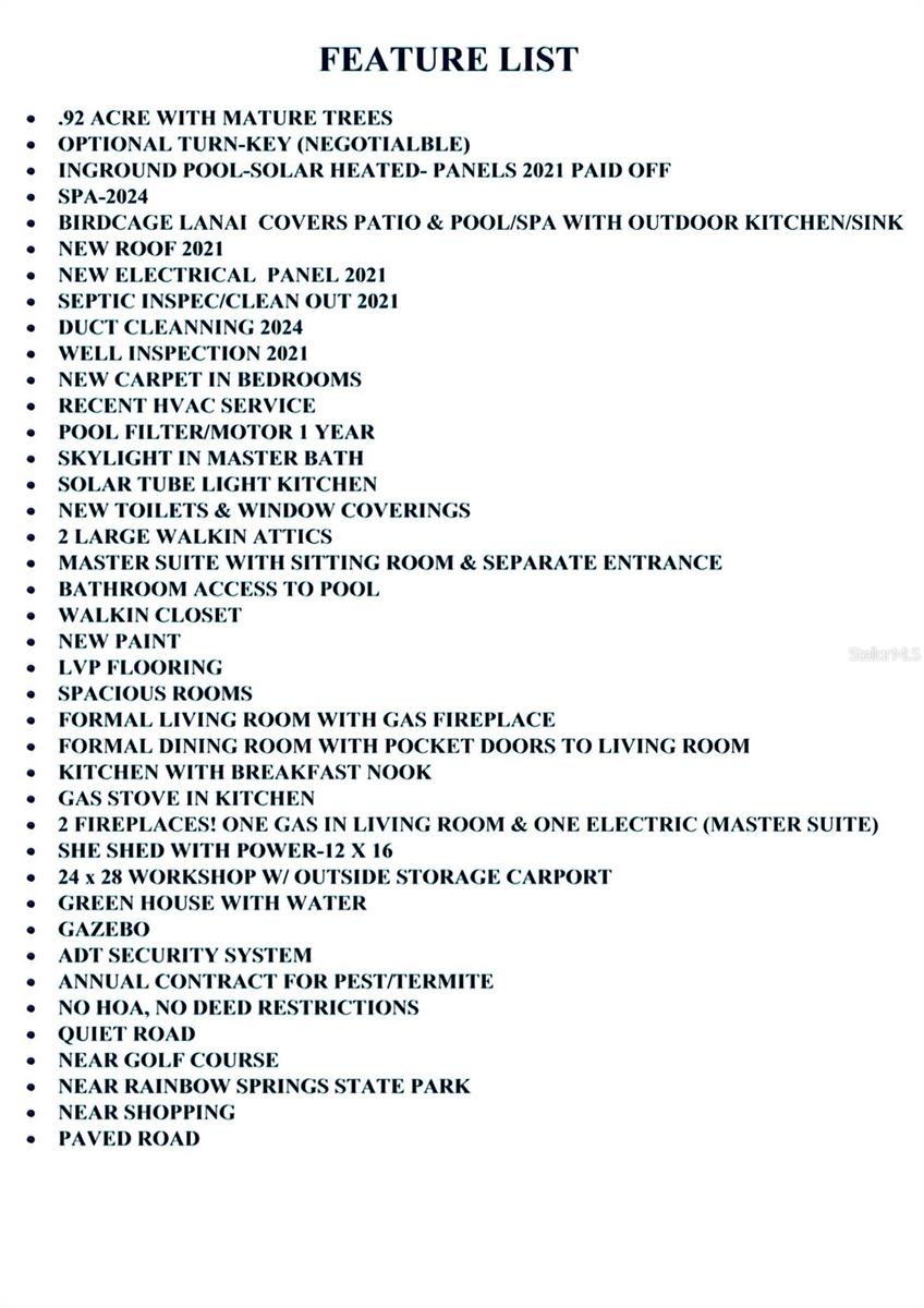 RAINBOW S END ESTATE - Residential