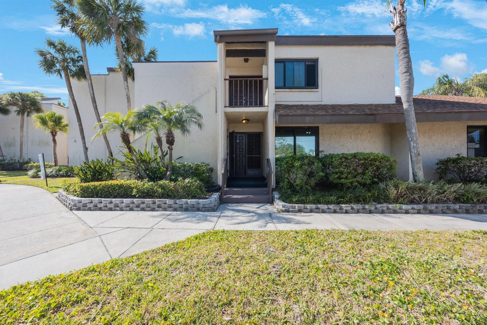 Charming Ground-Floor Condo in the Heart of Clearwater! Welcome to Chateau Belleair, where comfort meets convenience! This spacious 2-bedroom, 2-bathroom condo features a sunken living room, a bright and cheerful dining area with sliders leading to a private patio, and a remodeled kitchen featuring new flooring, countertops, cabinets, and stainless-steel appliances. Both bathrooms have been tastefully updated, adding modern style and functionality. The bedrooms offer ample closet space, while interior highlights include neutral paint, ceramic tile flooring, contemporary lighting, ceiling fans, and a laundry suite. Enjoy maintenance-free living with HOA dues covering water/sewer, trash, grounds maintenance, recreational facilities, insurance, and reserves. Spend afternoons by the resort-style swimming pool with a cabana or take a peaceful stroll along the shaded jogging paths and walkways. Located near top-tier shopping, dining, and entertainment, with easy access to Tampa, St. Pete, and the world-famous Clearwater Beach—just minutes away! Don't miss this incredible opportunity—schedule your showing today!