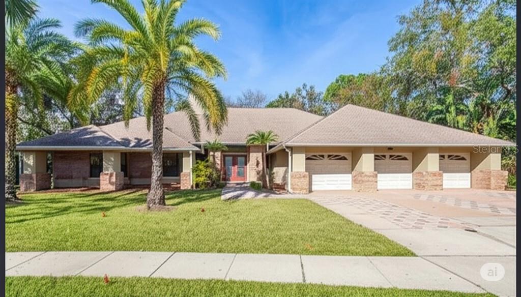 Welcome to Deerpath, a beautiful double gated subdivision of just 49 uniquely designed homes nestled in the East Lake Woodlands gated community. 70 Deerpath is set on a large (.5 acre) manicured private lot! This luxury home has many highlights, including a HUGE pool for family fun! This home seamlessly blends NUMEROUS modern upgrades with a serene and private setting. With access to incredible amenities, including two 18-hole championship golf courses, tennis, pickleball courts, community pools and minutes to shopping, dining and close to Tampa and St Pete airports for easy travel.
Recent Upgrades & Features: BRAND NEW ROOF July 2025, NEW A/C (July 2025) and (2023). Pool resurfaced (2025), new LED multi-color pool light (2024). Outdoor kitchen, perfect for entertaining. New composite decking & fence for enhanced privacy, durability and style. Remodeled master suite & hallway new tiled flooring, hurricane impact windows & slider door in main guest suite remodel. Artificial turf installed in rear and side yards for low maintenance, Freshly painted inside 2025. New jumbo-size gutters installed at the rear of the property, hot tub installed with 220V power upgrade, state of the art filterless pool equipment (2024) for effortless maintenance, and many many more recent upgrades.
The home’s sprawling open floor plan showcases views of the lush, wooded backyard and pool deck, thanks to French doors and expansive sliders. The pocketed slider windows provide a seamless indoor-outdoor connection, perfect for enjoying the tranquil surroundings. The oversized 3+ car garage offers ample storage, while the bonus/game room and dedicated office create space for work and play. Enjoy the best of both worlds with a friendly, respectful community, low HOA fees, easy access to nearby amenities and great schools! This spacious home is truly one of a kind, offering luxury, privacy, and countless upgrades. Call today to schedule your private tour!