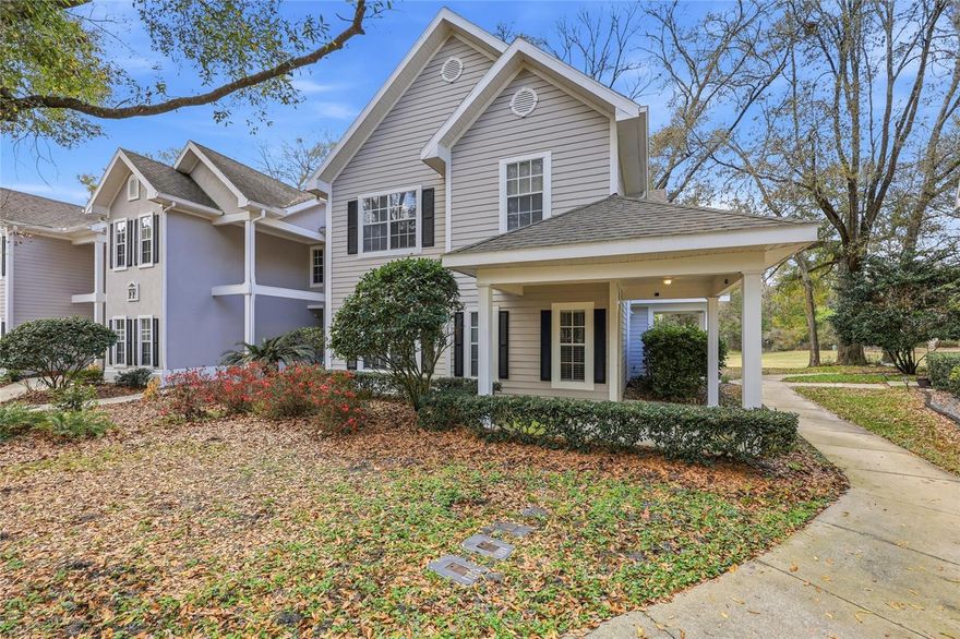 Welcome to The Links of Haile Plantation! This charming 1-bedroom, 1-bath second-floor condo offers comfortable, maintenance-free living in one of Gainesville’s most sought-after communities. Located just off the Hawkstone Golf Course, this light-filled unit features an open floor plan that creates a bright and airy feel, with luxury vinyl plank and tile, no carpet! Well-appointed kitchen with granite countertops flows seamlessly into the living and dining spaces. Step onto the covered patio and enjoy peaceful golf course views, perfect for morning coffee or relaxing evenings. The spacious suite offers plenty of room to unwind and includes a convenient office nook, ideal for working from home, studying, or creating a cozy reading space. Residents of The Links of Haile enjoy convenient access to the Haile Plantation lifestyle, including nearby parks, walking paths, the shops and restaurants of Haile Village Center, and the popular Saturday morning farmers market. The Links community also features its own amenities, including a pool and fitness center. The location offers easy access to Butler Plaza, the University of Florida, Shands, and North Florida Regional Medical Center.