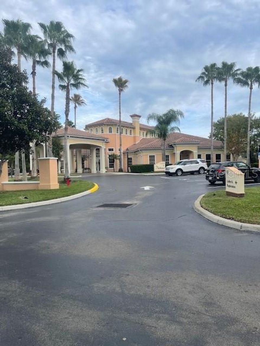 Fantastic opportunity to own a beautiful condo-hotel unit short-term rental ready, fully furnished, only 6 minutes from the theme parks.
 DISCLAIMER: Seller makes no representations as to the profitability of this unit as an investment for short term rental. The unit does not have access to the condominium amenities because it is not currently in the resident management program.  The buyer is able to sign an agreement with the resident management company and gain access to all amenities.