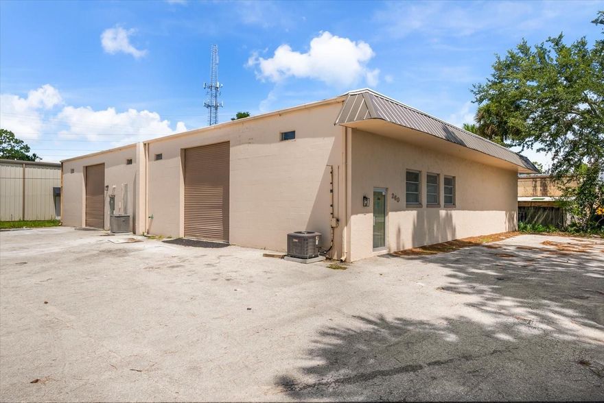 Affordable, Functional Flex Space with Office + Warehouse in Sanford’s I-4 Industrial Corridor Available immediately, Suite 100 at 260 Power Ct offers approximately 2,700 SF of well-maintained industrial flex space, ideal for light manufacturing, warehousing, service businesses, or contractor operations. Located in the established I-4 Industrial Park in unincorporated Seminole County, this unit features a front-facing office/showroom, private restroom, and clear-span warehouse space with a grade-level roll-up door. The site provides ample parking, convenient access, and flexible M-1A zoning that supports a wide range of industrial uses.