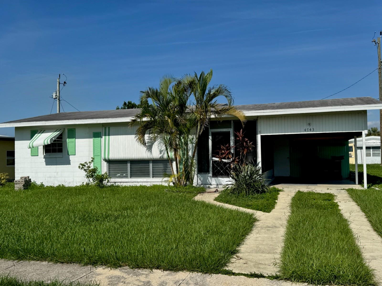 Nestled in the heart of North Port, this charming 2-bedroom, 1-bathroom single-family home with carport is full of potential and ready for your personal touch. With a little TLC, this cozy retreat can become the perfect Florida home to enjoy and make your own.
Located in a vibrant and growing community, this property is just minutes from top-rated schools, shopping centers, dining options, medical facilities, and recreational amenities. North Port is home to the Atlanta Braves’ Spring Training stadium, Warm Mineral Springs, and an abundance of parks, trails, and waterways for boating, fishing, and exploring the outdoors. With quick access to I-75 and U.S. 41, commuting to Sarasota, Venice, or Fort Myers is a breeze.
Whether you’re a first-time buyer, downsizer, or investor seeking an affordable slice of the Florida lifestyle, this home offers both opportunity and convenience in one of Southwest Florida’s most desirable up-and-coming areas.