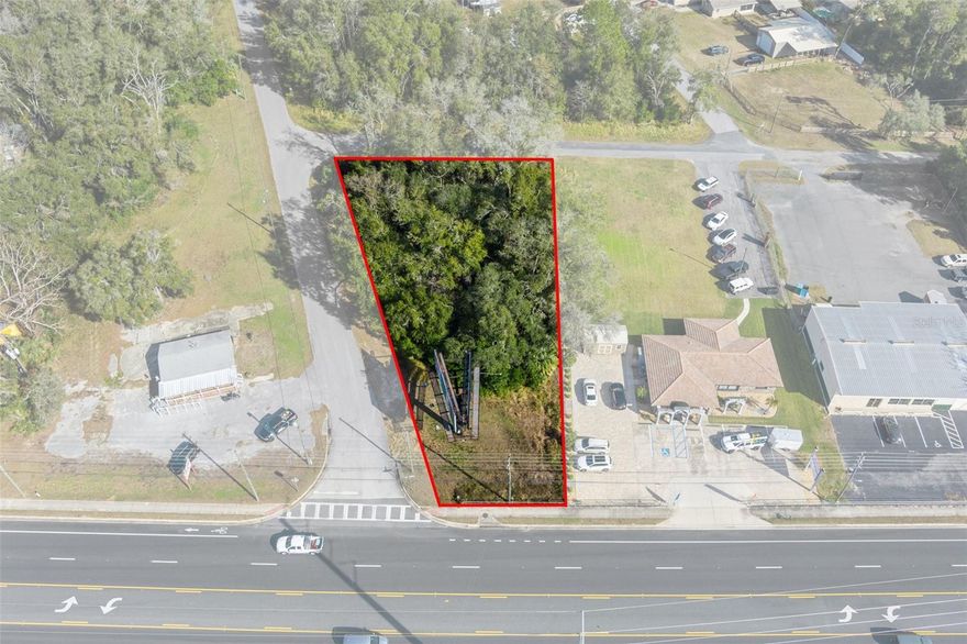 Located within the SR 44 Commercial Corridor in Citrus County, this 0.53-acre General Commercial property offers 55 feet of highway frontage, access to public water, and a future sewer connection. Positioned at the northeast corner of SR 44 and S Arlene Ave, it sits just 3.5 miles east of Downtown Inverness, home to major county offices and Citrus Memorial Hospital.

With 1.3 miles of proximity to national retailers such as Walmart, Lowe’s, TJ Maxx, and Regal Cinema, as well as multiple quick-service restaurants and financial institutions, this site offers excellent commercial potential. Its General Commercial zoning permits up to 70% site utilization, making it ideal for retail, medical offices, or professional spaces.

The Inverness area supports 32,510 residents, while Citrus County’s population exceeds 155,000. Growth is accelerating with the Suncoast Parkway Extension, providing quick access to Tampa International Airport and surrounding counties. As part of one of the largest MSAs in the country, this market remains affordable yet primed for expansion, with 60,000 vacant parcels, ongoing infrastructure investment, and zoning to accommodate future growth to 350,000 residents.

This is a rare opportunity to invest in a high-growth region with natural preserves, waterways, an active adult community, and a favorable tax base. Secure your place in the Gem of the Florida Nature Coast today!

Disclaimer: All information provided herein is for marketing purposes only and is not guaranteed for accuracy. Prospective buyers or tenants are encouraged to conduct their own independent due diligence. The seller, broker, and associated parties make no representations or warranties, expressed or implied, as to the accuracy or completeness of this information. All dimensions, zoning details, financial data, and other property-related facts should be independently verified. Please consult with appropriate licensed professionals before making any investment or purchasing decisions.