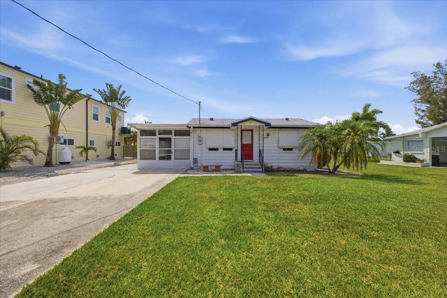 Opportunity knocks in a highly desirable West Bradenton location just off Cortez Road! This 2-bedroom, 2-bath home sits only 2.2 miles from Anna Maria Island and approximately 1 mile from the historic Cortez Village, placing beaches, dining, and coastal charm right at your fingertips. 
The property has experienced storm-related damage from the 2024 hurricane season (Helene and Milton) and has already undergone initial remediation, including removal of all carpet and padding, as well as the lower portion of drywall and affected insulation. This creates a blank slate for renovation and customization to your preferences.
Additional features include a glass and screen-enclosed lanai, an enclosed laundry room, and a separate work/storage shed. The electric water heater is functional, and electrical service is available throughout the home (currently turned off). The HVAC system was newly installed shortly before the storms and may be restorable with replacement of the exterior unit.
This property is being sold AS IS with no warranties expressed or implied. Whether you're an investor, builder, or buyer looking to create a coastal retreat, this is a rare chance to secure a property in a prime location with strong upside potential.
Schedule your showing today and explore the possibilities this property holds!