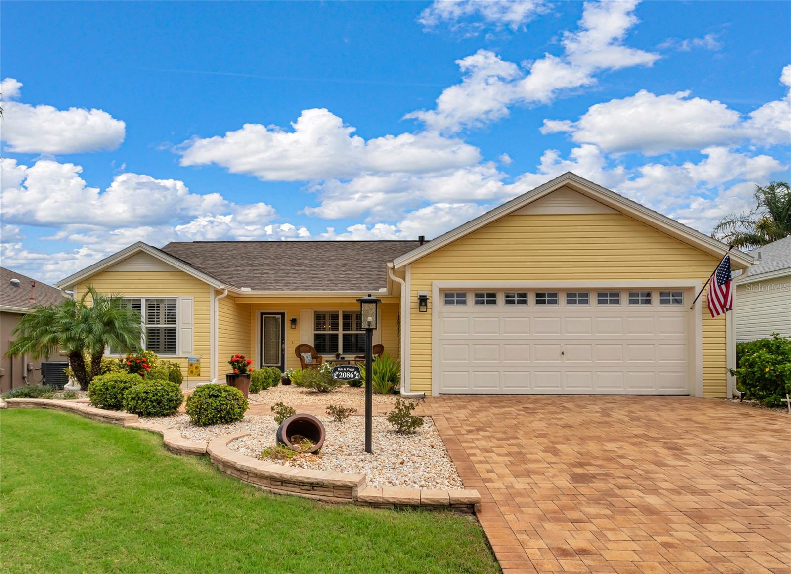 Better than new doesn’t even come close to describing this exceptional Bougainvillea/Amarillo located just a very short golf cart ride from Lake Sumter Landing! Perfectly located in the Village of Largo, you are in the center of just about everything that make The Villages so great! Just down the street is the Bacall rec center and two executive golf courses. That makes pools, pickleball, bocce, golf and more just a short walk!
But with a home like this, you might not want to leave very often! Here’s just a short list of all the upgrades and features of the home: new roof, 2025 AC, all Quartz and Quartzite countertops, crown moulding and plantation shutters. Not enough? How about new landscaping, driveway and walkway paver stones, Luxury Vinyl Flooring throughout, new water filtration system, recent exterior paint and Bosch stainless steel appliances. Plus you have a GAS range, insulated garage door and epoxy flooring in the garage!
There’s more, but you get the idea - you can move into this house and start enjoying The Villages lifestyle from day ONE! There is NOTHING to do!
There’s not much to think about! A great location plus a great house all adds up to your new home in The Villages!