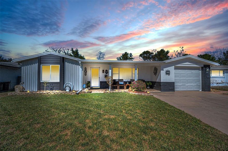 Welcome to this charming 2 bedroom, 2 bath home in desirable Gulf Highlands offering comfort, style, and a prime location! This home is turnkey!!  This light and bright home features a welcoming front porch and a 1-car attached garage, perfect for easy Florida living.

Step inside to an open floor plan with spacious living and dining areas, ideal for entertaining or relaxing. The updated kitchen boasts granite countertops, stainless steel appliances, tile backsplash, modern lighting, tile flooring, and a cozy eat-in space. A large family room at the back of the home showcases oversized windows that fill the space with natural light.

The spacious primary suite features an updated ensuite bathroom and a custom walk-in closet. The second bedroom is generously sized, and the guest bath has also been tastefully updated.

Enjoy year-round living in the Florida room, which leads out to a patio and fully fenced backyard, complete with a storage shed for extra convenience.

Gulf Highlands is a well-established community known for its convenient location, peaceful residential setting, and easy access to everyday amenities. You’ll be just minutes from shopping, restaurants, medical facilities, parks, and outdoor recreation. Plus, this home is close to beautiful Gulf Coast beaches, boating, and waterfront dining, making it ideal for enjoying the Florida lifestyle.

This move-in ready home is beautifully maintained and ready for its new owner. Don’t miss your opportunity to own in Gulf Highlands! Schedule your showing today!