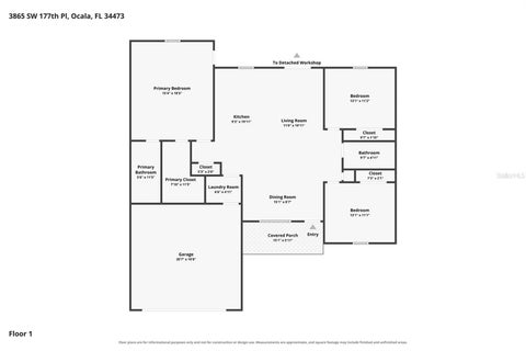 Tiny photo for 3865 SW 177th Place, Ocala, FL 34473 (MLS # OM734516)