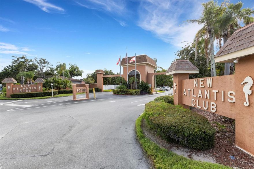 Gulf Views!! Rare opportunity to lease a waterfront condo in Building 10 — the only building in New Atlantis Club directly overlooking the Gulf Intracoastal Waterway. From this fourth-floor residence, enjoy stunning views of dolphins, boats, and colorful sunsets right from your living room window. This 1-bedroom, 1-bath condo offers 747 sq ft of living space in one of Largo’s most desirable gated waterfront communities, just minutes from Indian Rocks Beach.

The condo is currently offered fully furnished, and the rental price reflects the inclusion of furniture and décor. If a prospective tenant prefers the unit unfurnished, the owner is open to that option and will adjust the rental rate accordingly. This home also includes access to a dedicated kayak storage space, a rare amenity within the community — available for an additional $25/month if desired.

Residents of New Atlantis Club enjoy resort-style amenities including two heated pools, Jacuzzi, tennis courts, shuffleboard, fitness center, and clubhouse. The community also offers BBQ areas, a waterfront dock, kayak storage, and laundry facilities. Rent includes water, sewer, trash, pest control, and basic cable.

HOA lease approval required prior to occupancy. Assigned parking space #583.
Experience true Florida waterfront living — live where others vacation!