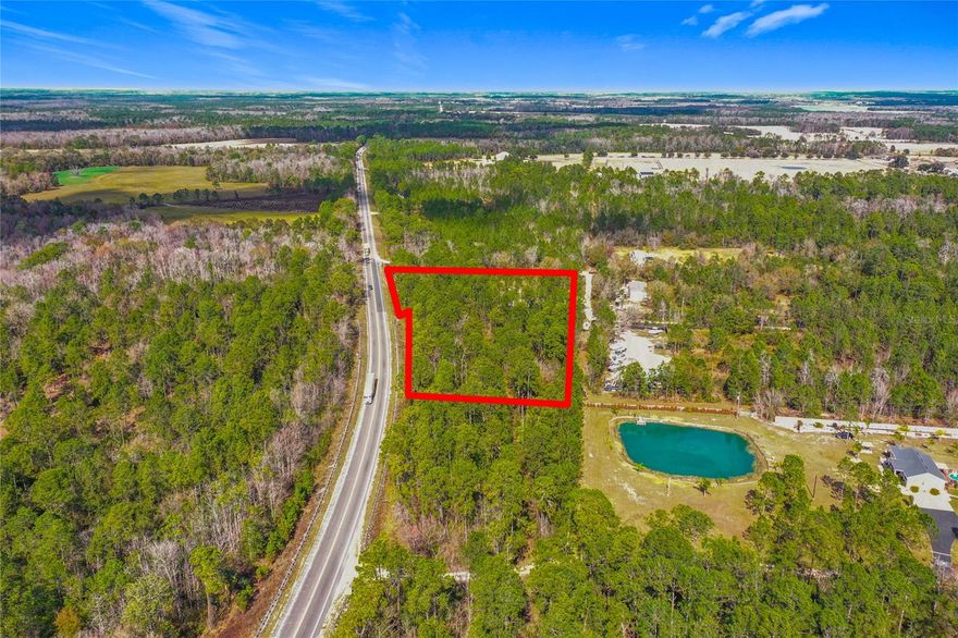 Florida country living at its finest! Do not miss your opportunity to see this 4.24-acre land located in Clermont, Florida. This NO HOA property offers a huge dynamic of space, privacy, and a blank canvas to the start of your DREAM HOME. This parcel of land is conveniently located minutes from local grocery stores, social amenities, a pharmacy, urgent care, and plenty of dining options. You are also conveniently located near major highways and interstates for travel to the greater Orlando or Tampa area! The property will allow for the construction of a new home, the placement of a mobile home, a modular home, and more. Again, this is your blank canvas to work with on how you envision the future of living. With a heavily wooded 700' frontage and sides. You have plenty of privacy from the main road, the side neighbors, and the front neighbors.  This southern Lake County parcel offers you an ideal location in a private, rural area, with modern access to your local conveniences. You do NOT want to miss your shot at this fantastic land opportunity. Lake County, FL Parcel Number: 3929618