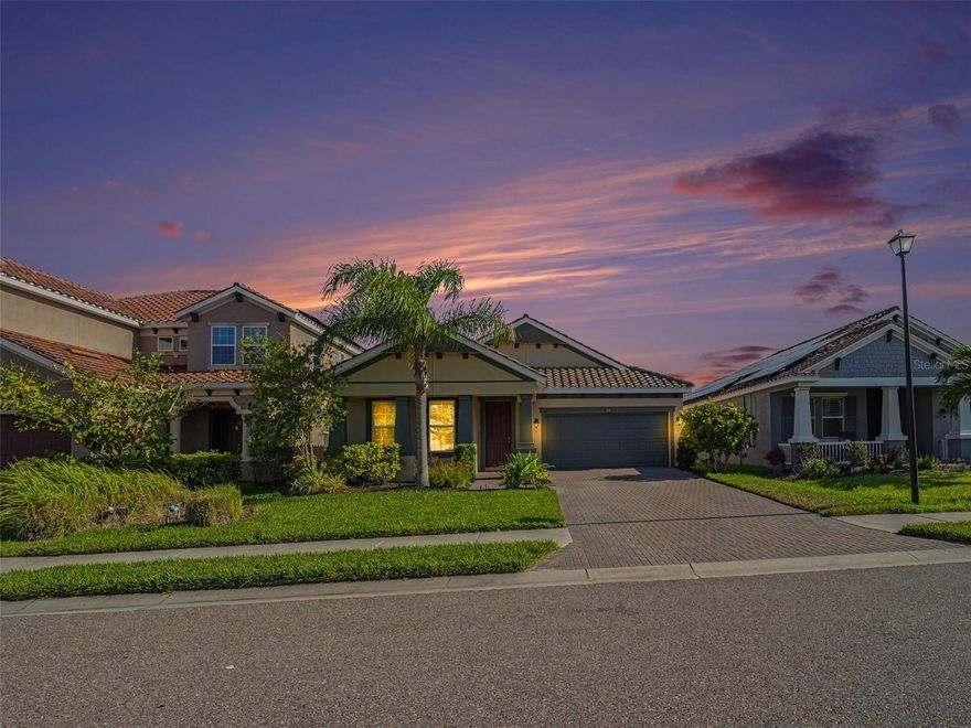 Beautiful residence located in The Palms of Casey Key community, offering a thoughtfully designed layout ideal for everyday living and entertaining. Offers 1% lender credit at closing.

The home spans approximately 2,000+ square feet and features updated flooring throughout all bedrooms and closets, along with tile in the main living areas for durability and easy upkeep. A spacious great room anchors the interior, creating a natural gathering space for family and guests, while the private primary suite is set apart at the rear of the home and includes dual sinks, a soaking tub, walk-in shower, and generous closet space.

Outdoor living is highlighted by a covered lanai overlooking a private backyard, ideal for relaxing or entertaining. Additional features include a two-car garage and a well-maintained neighborhood setting with HOA oversight and community amenities nearby. Positioned just steps from Pine View School, it also provides convenient access to US-41 and I-75, placing top-rated schools, beaches, marinas, dining, and shopping just minutes away.