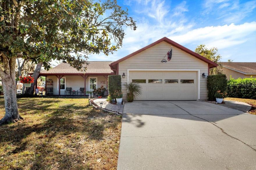 Loaded with Upgrades! This corner-lot Bloomingdale home offers the ultimate Florida lifestyle with a solar-heated, screened-in pool, updated pavers, and a resurfaced deck - perfect for year-round enjoyment. The EV-ready garage, brand-new air conditioner, hurricane-impact windows, and new water treatment system provide comfort, efficiency, and peace of mind. Inside, you'll find oversized bedrooms, high ceilings, and updated flooring, lighting, and ceiling fans throughout. A wood-burning fireplace with a white stone accent wall adds warmth and character. The customized laundry room includes a new washer and dryer, while illuminated bathroom mirrors and a spa tub enhance everyday living. The kitchen features stainless steel appliances, a kitchen island with extra storage, breakfast nook, built-in vacuum over the stove, and a kick plate vacuum for easy cleanup. Entertain effortlessly with dual dry bars and a lush indoor atrium that brings nature inside. Outside, enjoy a fully fenced backyard with a separate fenced-in play area for pets. Located in sought-after Bloomingdale with an optional HOA, this home blends style, function, and future-ready features. Conveniently located near I-75 with easy access to dining, shopping, parks, and entertainment - including All Person's Rotary Park, Bell Creek Nature Preserve, and iSmash Tampa.
