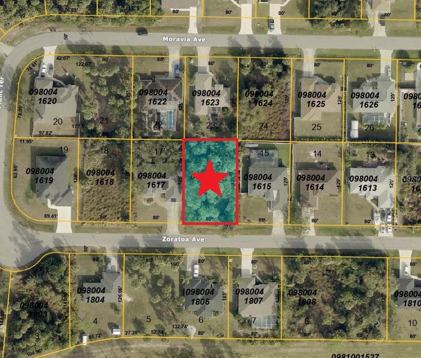 Beautiful lot in North Port. This lot may qualify for up to 90% financing. North Port is an area that has seen major growth in the past few years and is convenient for those looking to commute to Sarasota or Fort Myers. The City of North Port offers so many community highlights including a new Water Park, Atlanta Braves Spring Training Stadium, shopping, dining, plenty of public parks, and less than a 30 minute drive to pristine Gulf Coast Beaches! Don't miss this one; Drive by and make your offer today!