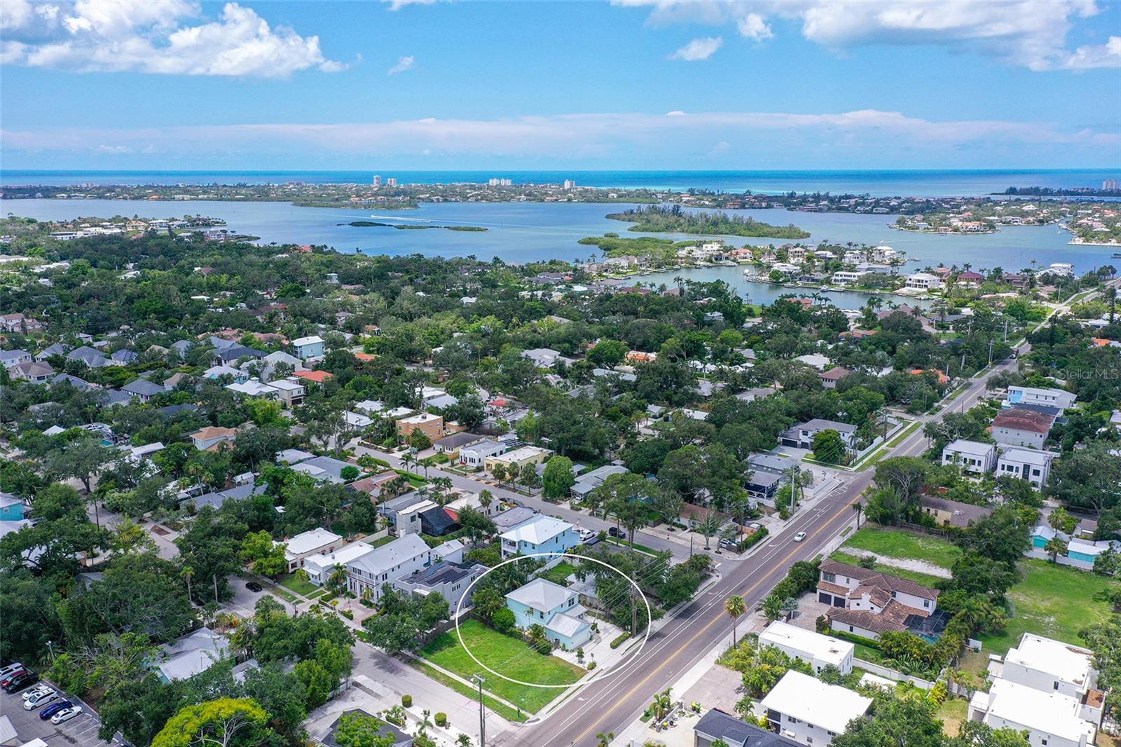 Newer (2013) “West of Trail” offering with the perfect blend of charm and peace of mind — elevated 22 feet above sea level (X flood zone) with quick access to Siesta Key and zoned for the highly sought-after Southside Elementary. Thoughtfully designed for modern living, it features 3 bedrooms plus a flexible 4th bedroom, office, or gym, along with a versatile downstairs bonus room ideal for hobbies, a dining space, or a cozy hangout. Tasteful curb appeal with Key West charm and a durable metal roof invite you to your slice of Florida living — conveniently located on the mainland. Preferred southern exposure fills the coastal-casual great room and updated kitchen with natural light and frames views of the sparkling saltwater pool and lush tropical oasis. Pocketing sliders create seamless indoor-outdoor flow, connecting multiple gathering spots — whether sun lounging by the pool or dining beneath the flowering plumeria canopy. Artificial turf and custom, low-maintenance landscaping offer a year-round backdrop for enjoyment, whether you’re here seasonally or full-time. All of it paired with the peace of mind (and lower insurance costs) that comes with newer construction — with only a few coconuts lost in the busy 2024 storm season. A two-car garage includes a Tesla charger and plenty of space for a golf cart or bikes for the quick ride to Southside Elementary, Red Rock Park, or Southside Village for gourmet groceries and dining. The historic Granada neighborhood blends 100 years of character and charm, with an eclectic mix of architecture and a quiet, tucked-away feel — right in the heart of Sarasota. Stroll tree-lined sidewalks to Bonita Park, breakfast cafés, croissants, or Shakespeare’s neighborhood pub. Ideally located between the white sands of Siesta Key and vibrant Downtown Sarasota — just 10 minutes to either — you’ll feel like you’re on vacation every day. Within the City of Sarasota, the property also offers excellent weekly rental potential for long-term investment or seasonal flexibility. This is your low-stress entry into “West of Trail” living. Furnishings are available to make the move even easier — reach out today to schedule your tour!