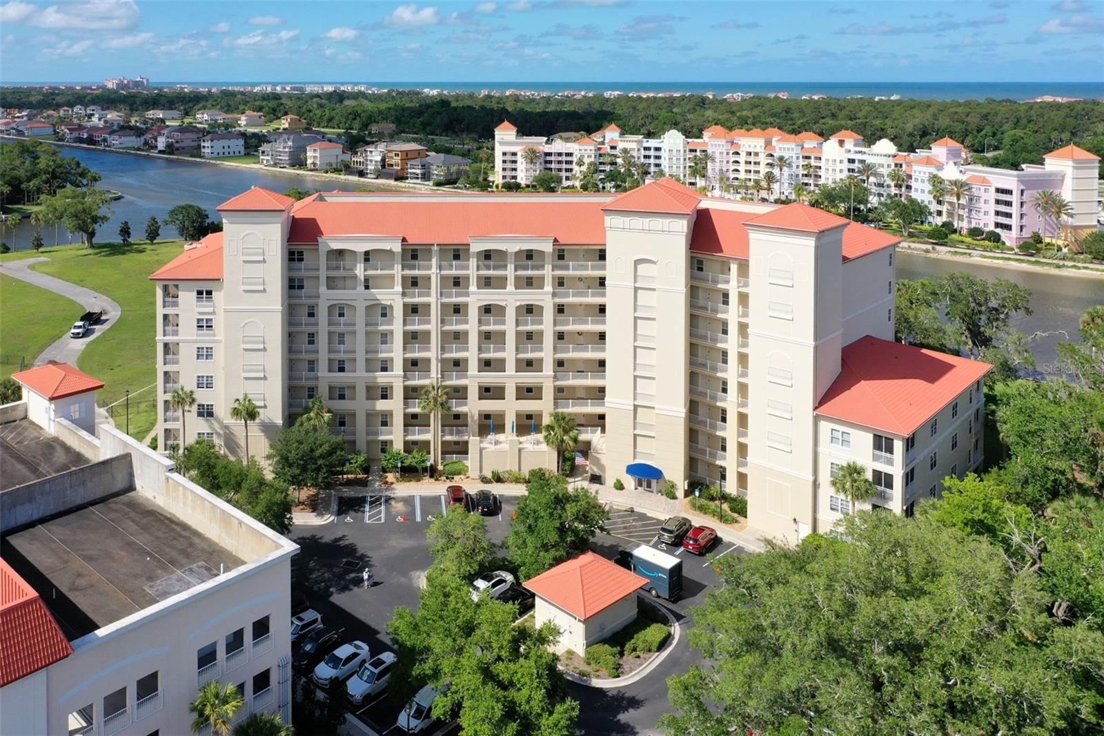 Timeless Finishes, Exceptional Views & Resort-Style Amenities
Welcome to Unit 404 at Palm Coast Resort — where elegant coastal living meets everyday convenience in one of Palm Coast’s most sought-after waterfront communities.
This beautifully finished residence offers a smart, split-bedroom floor plan that combines comfort and privacy with effortless flow. It boasts a spacious feel thanks to an open layout and an expansive lanai that showcases stunning views of the resort-style pool and the sparkling Intracoastal Waterway. It’s the perfect space to unwind, entertain, or enjoy peaceful sunsets year-round.
Inside, you’ll find timeless finishes, ample natural light, and a seamless connection between the living, dining, and kitchen areas — ideal for both relaxed living and entertaining guests. The private primary suite and separate guest room layout provide added tranquility and flexibility.
Palm Coast Resort offers an impressive list of amenities, including:
A luxurious, waterfront pool with spa,Lushly landscaped grounds with walking paths, Secured building access, Covered parking, Elevator
Whether you’re looking for a full-time residence, seasonal escape, or investment opportunity, Unit 404 delivers timeless style, incredible views, and access to the very best of Florida living.