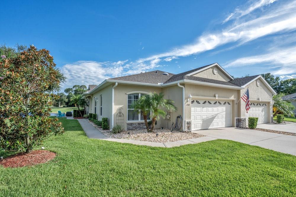 Charming DeBary Plantation Home with Stunning Pond Views - Welcome to your dream home in the highly regarded DeBary Plantation community, home to the DeBary Country Club. This beautifully updated 2-bedroom, 2-bathroom residence, complete with a 2-car garage, offers modern comfort and serene pond views. Step inside to discover a bright and inviting interior, featuring TILE FLOORING throughout, elegant CROWN MOLDING and stylish PLANTATION SHUTTERS. The heart of the home, the kitchen, offers gorgeous GRANITE COUNTERTOPS, SOLAR TUBES for natural light, and updated STAINLESS STEEL APPLIANCES. Both BATHROOMS have been upgraded with QUARTZ COUNTERTOPS, with the Master Bath also featuring a Solar Tube for a spa-like ambiance as well as a Garden Tub for soaking and a separate walk in Shower. The Master Bedroom is a true retreat with a TRAY CEILING, a large WALK IN CLOSET with CUSTOM CLOSET SYSTEM and ample space to unwind. Energy-efficient DOUBLE-PANE WINDOWS and DOORS throughout the house enhance the home’s comfort, and minimize the monthly carrying costs. The ROOF was replaced in 2021, the HVAC system in 2024 and the WATER HEATER in 2025. In addition, a water softener adds that little extra touch of luxury when showering or doing laundry. Relax in the charming Florida room, where expansive windows frame breathtaking pond views. Step outside to the side patio, another perfect spot to enjoy the tranquil water and lush surroundings. A solar tube in the laundry room keeps the space bright and functional, and ceiling fans throughout the house add to the comfort and style of luxurious Florida Living. Being a resident of DeBary Plantation means embracing a lifestyle of leisure and community. At the heart of the neighborhood is the prestigious DeBary Country Club, home to an 18-hole golf course with a 4-star rating from Golf Digest and a history of hosting U.S. Open Qualifiers. The course offers a challenging yet scenic experience, set against a backdrop reminiscent of the Carolinas with minimal water hazards and natural elevation changes. Beyond golf, members have access to a range of amenities, including tennis and pickleball courts, a swimming pool, and state-of-the-art fitness facilities. The club’s Innovations Bar & Grille provides exquisite dining options, perfect for socializing or celebrating special occasions. The community itself is surrounded by natural beauty, with walking trails, parks, and a community park featuring a playground and basketball court. The community offers the perfect blend of leisure and lifestyle. Nestled between Orlando and Daytona Beach, DeBary Plantation offers the best of both worlds: easy access to Orlando’s world-famous theme parks and Daytona Beach’s sandy shores, both just a short drive away. The home’s location near I-4, shopping centers, medical facilities, and the SunRail Commuter Rail ensures convenience for daily needs and commutes. DeBary’s subtropical climate, with 229 sunny days per year and mild winters (temperatures rarely below 40°F), makes it ideal for year-round outdoor activities. Whether you’re golfing on the championship course, strolling along the Spring-to-Spring Trail, or relaxing by the pond, the mild weather enhances every moment spent in this vibrant community. Don’t miss the opportunity to own this meticulously maintained home, where modern upgrades meet timeless charm in an idyllic setting. Schedule your private tour today and experience the best of DeBary Plantation living!