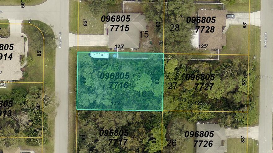 No HOAs with fees or deed restrictions or CDDs. Not on the North Port Scrub Jay list 12/30/24 please reconfirm during due diligence. North Port is the 7th largest land mass in Florida-the 110th largest in the country!! The growth and potential are absolutely amazing. Conveniently located to shopping, dining, parks, and all that up and coming North Port has to offer (where so much of the city is new and still being built!) including the new Braves Spring Training Stadium. Many beaches located within a 35 minute drive from this lot. New construction is everywhere you look and you can be part of the action. Information about local builders is available upon request. Also great for self directed IRAs, 401Ks and other investment portfolios.