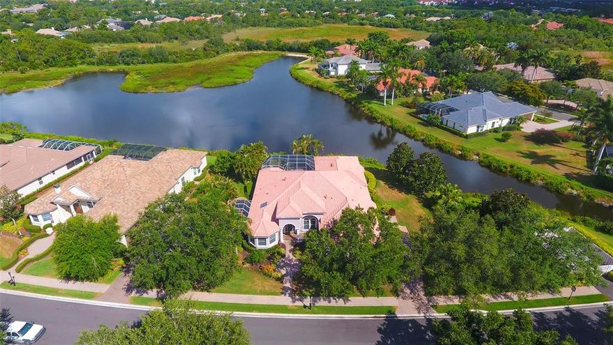 Exquisite executive home on one of the finest lots in Palmer Ranch* Expansive lake views on an oversize lot, nearly 1/2 acre, backed by private preserve (no houses on the other side of lake)* Approximately 3900 sq. ft. of architectural elegance custom built by Todd Johnston Homes* 4 generous bedrooms, including a separate guest suite with private entry, 3 1/2 baths plus large office area with custom built-ins & adjoining library with separate outdoor screened patio* Both air conditioners have been replaced in 2017* Gourmet kitchen features custom wood cabinets, granite counters & stainless appliances* New Decor oven & new dishwasher* Gas fireplace in the living room* Upgrades to please the most discriminating buyers* This is one of the best lots in Silver Oak with maximum privacy* Completely refurbished pool with new finish & tiles* Outside kitchen with Lenox grill replaced in 2016* 3 car side entry garage* Silver Oak is located on Palmer Ranch close to shopping, Legacy Trail & minutes to world famous Siesta Key Beach* All homes in Silver Oak were built by Sarasota's highest rated custom home builders* Seller's require a longer closing or leaseback until September of 2021*