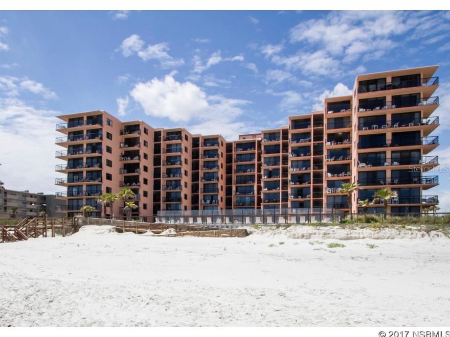 Direct OCEANFRONT Northeast corner 5th floor 3/2 Sunrise condo. BigView wrap around balcony to look east at sunrises and west at sunsets.Beautifully remodeled, slick, contemporary style. Clean lines, recessed lighting, uncluttered Zen feeling. Ceramic distressed wood plank look floors in Kitchen, hall and dining area. Black granite counters and vanities, white cabinetry. Double bunks for the grandkids and weekend overflow of friends who are bound to come your way. But really it is all about the View, View, View. ;LocationDescription: Condo ;Water: City